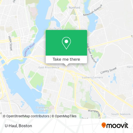 U-Haul map