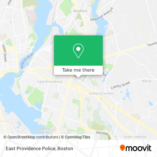 Mapa de East Providence Police