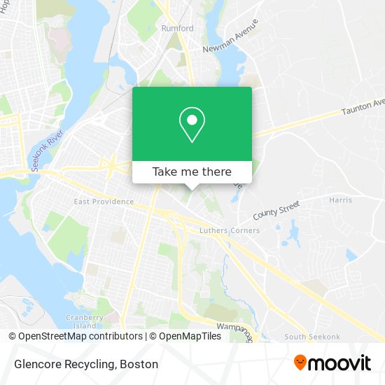 Mapa de Glencore Recycling