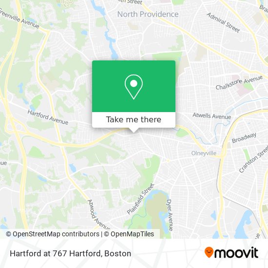 Hartford at 767 Hartford map