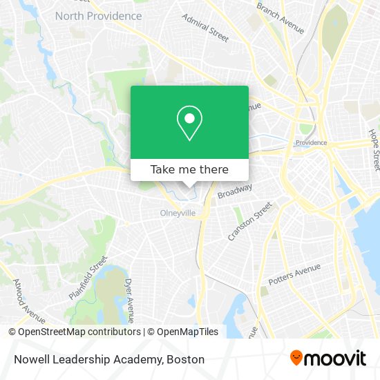 Nowell Leadership Academy map