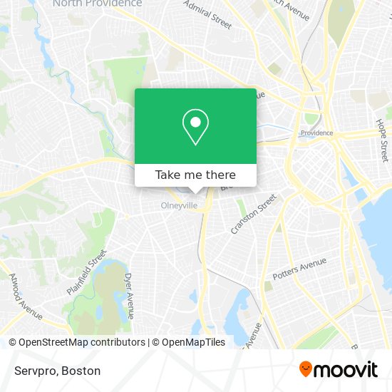 Servpro map