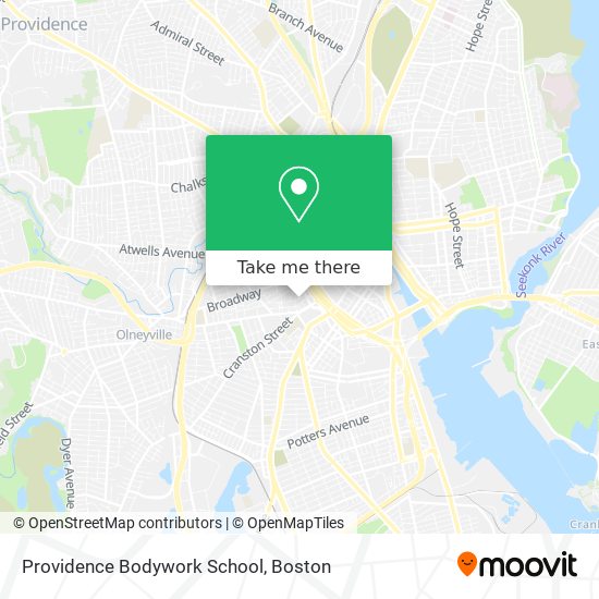 Providence Bodywork School map