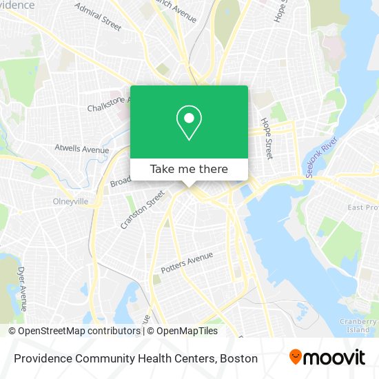 Providence Community Health Centers map