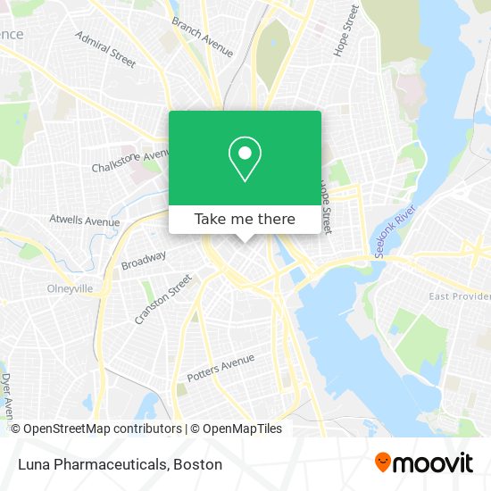 Mapa de Luna Pharmaceuticals