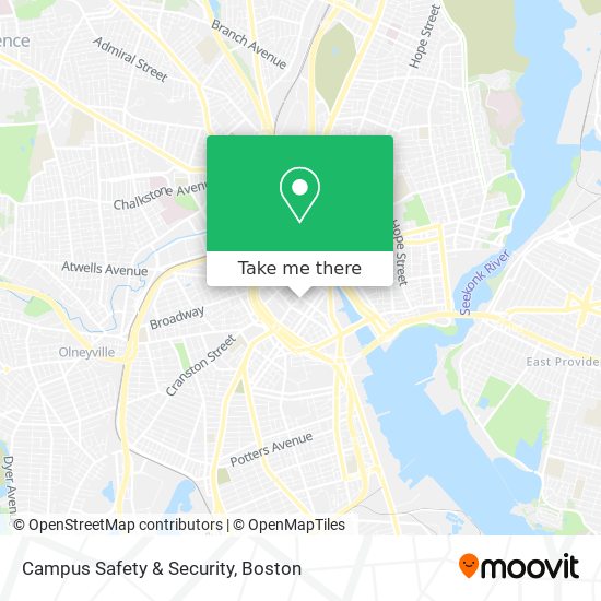 Mapa de Campus Safety & Security