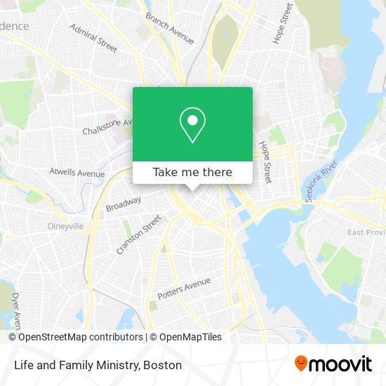 Life and Family Ministry map