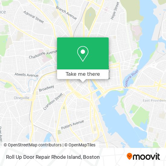 Roll Up Door Repair Rhode Island map