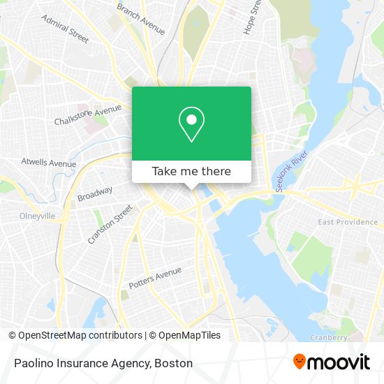 Mapa de Paolino Insurance Agency