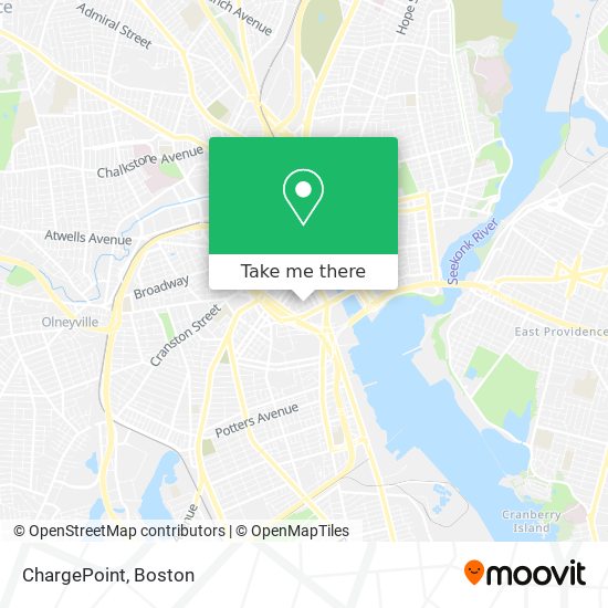 Mapa de ChargePoint