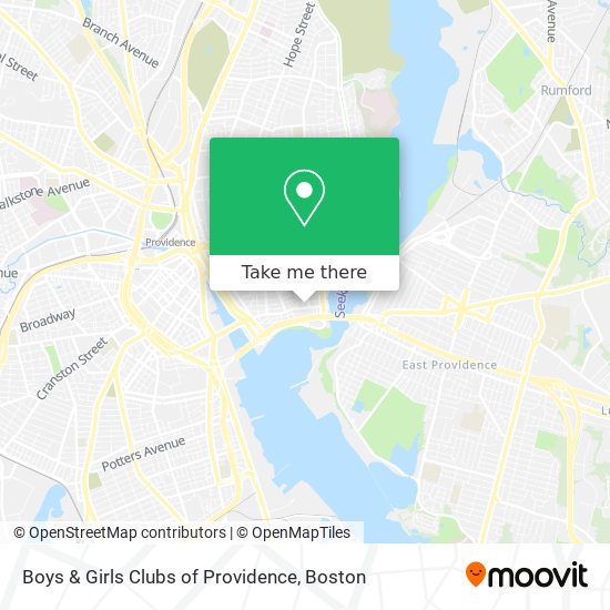 Mapa de Boys & Girls Clubs of Providence