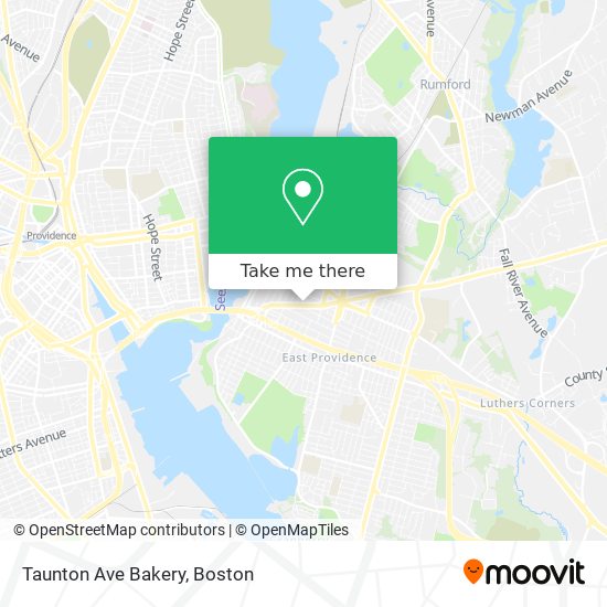Taunton Ave Bakery map