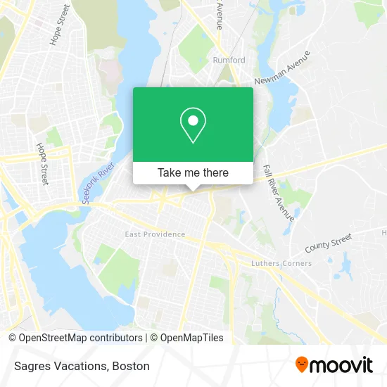 Sagres Vacations map