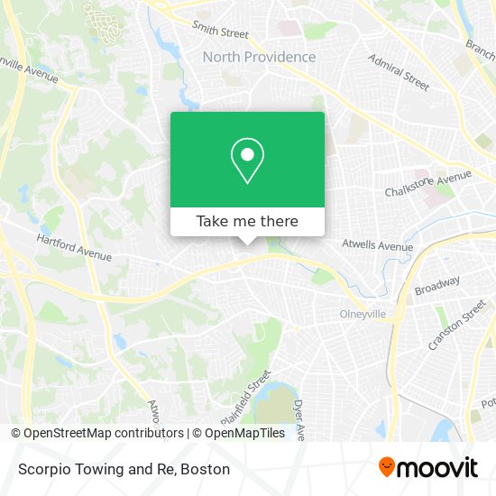 Mapa de Scorpio Towing and Re