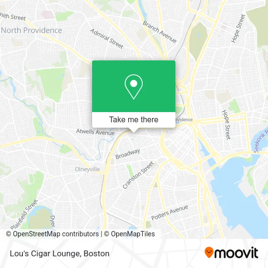 Lou's Cigar Lounge map