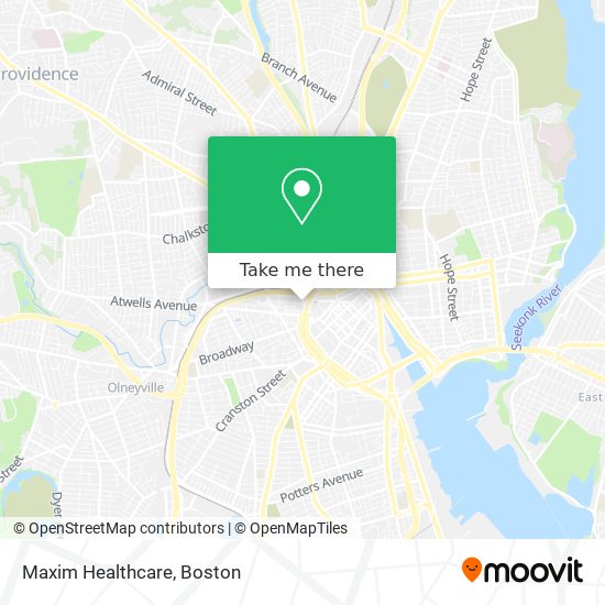 Maxim Healthcare map