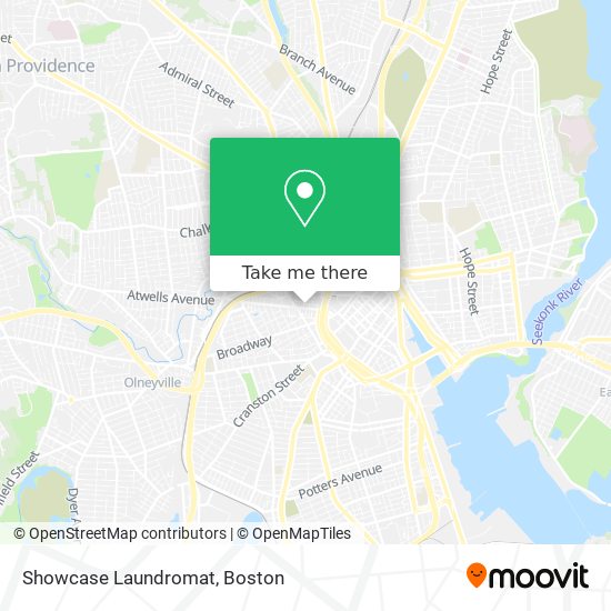 Mapa de Showcase Laundromat