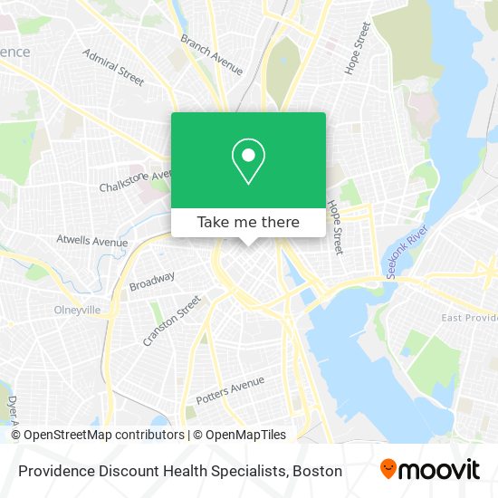 Mapa de Providence Discount Health Specialists