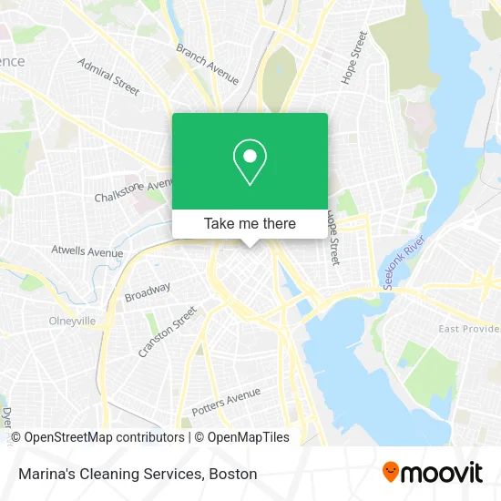 Marina's Cleaning Services map