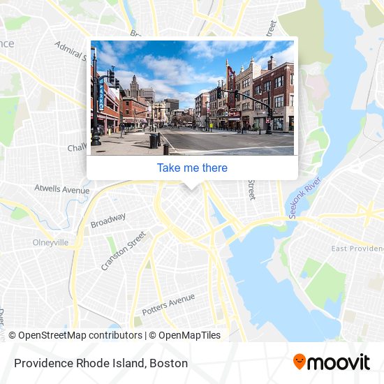 Providence Rhode Island map