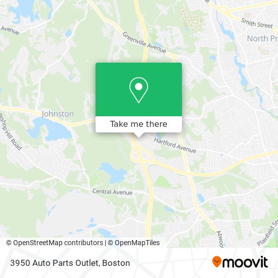 3950 Auto Parts Outlet map