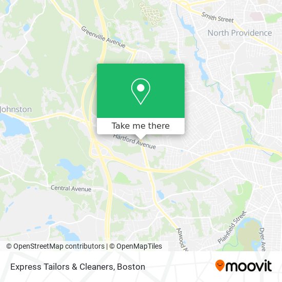 Express Tailors & Cleaners map