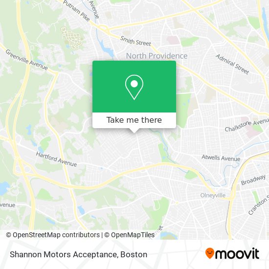 Shannon Motors Acceptance map