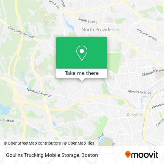 Mapa de Goulins Trucking Mobile Storage