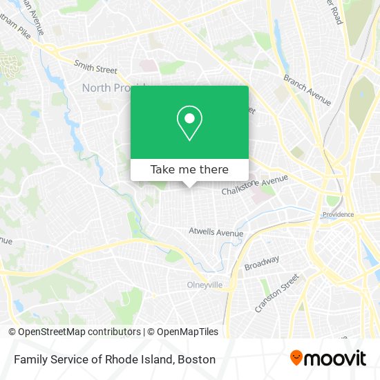 Family Service of Rhode Island map