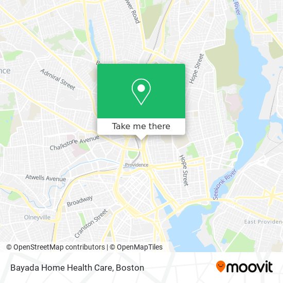 Mapa de Bayada Home Health Care