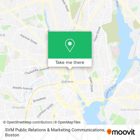 SVM Public Relations & Marketing Communications map