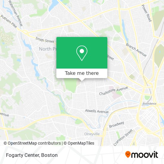 Mapa de Fogarty Center