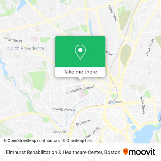 Elmhurst Rehabilitation & Healthcare Center map