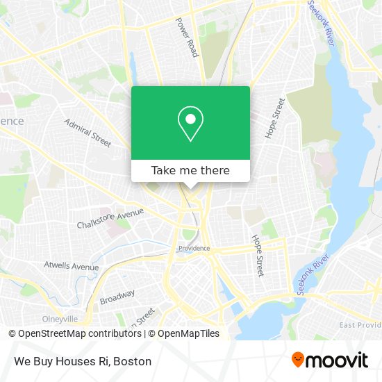 Mapa de We Buy Houses Ri
