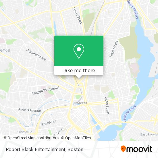 Robert Black Entertainment map