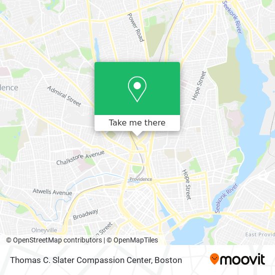 Mapa de Thomas C. Slater Compassion Center
