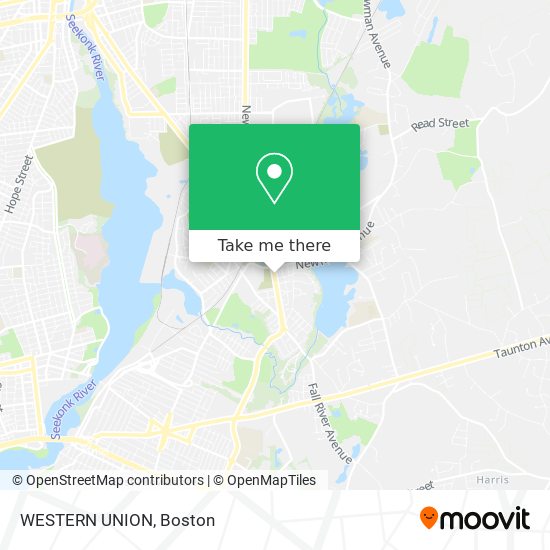 WESTERN UNION map