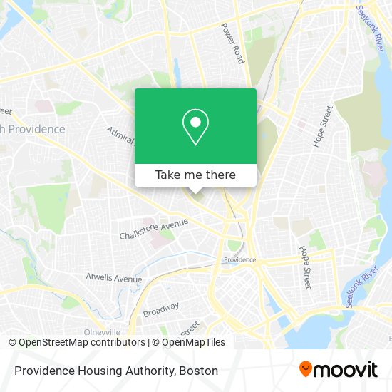 Providence Housing Authority map