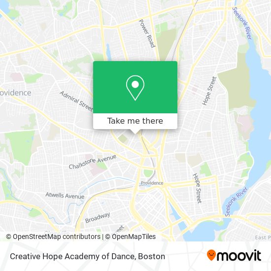 Mapa de Creative Hope Academy of Dance