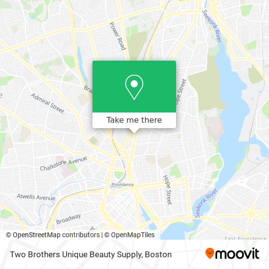 Two Brothers Unique Beauty Supply map