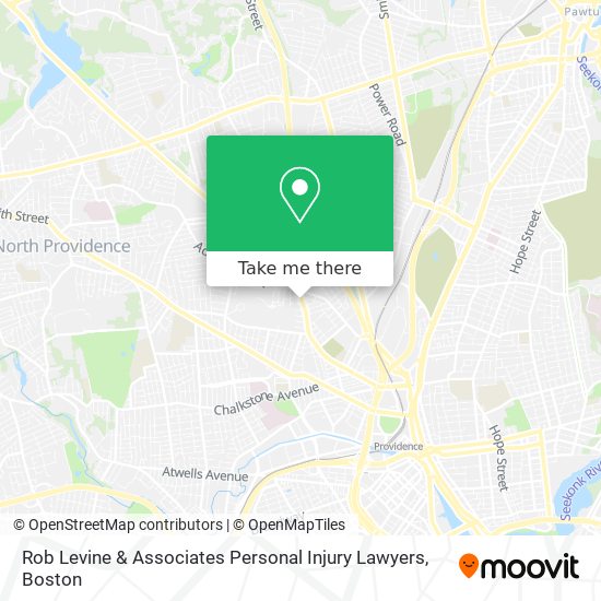 Rob Levine & Associates Personal Injury Lawyers map
