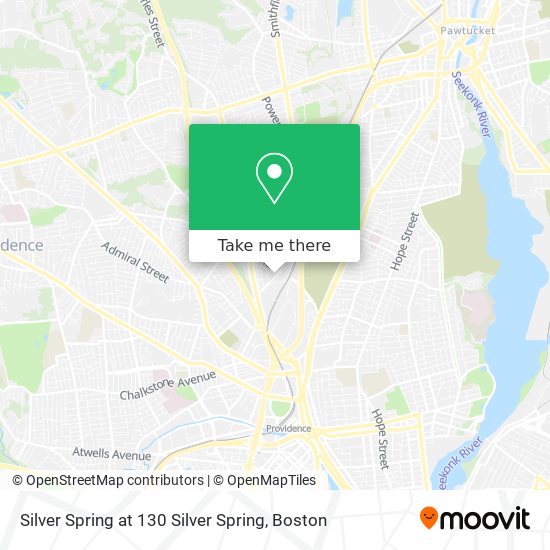 Silver Spring at 130 Silver Spring map