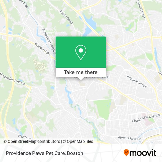 Providence Paws Pet Care map