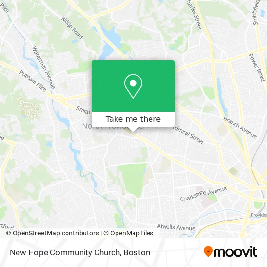 New Hope Community Church map