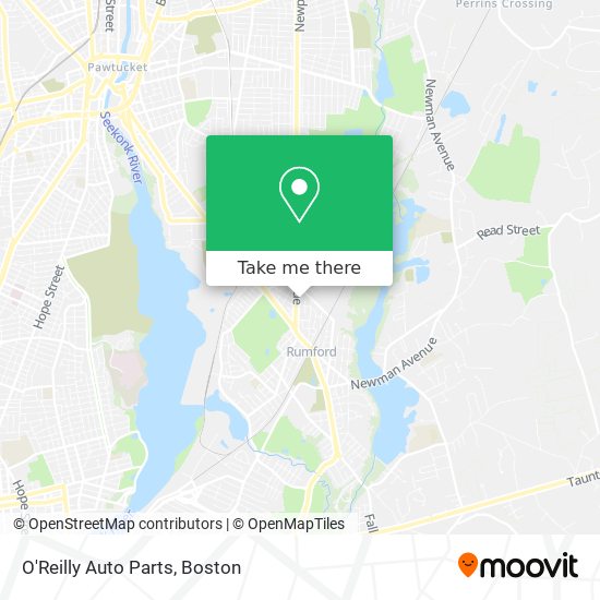 Mapa de O'Reilly Auto Parts