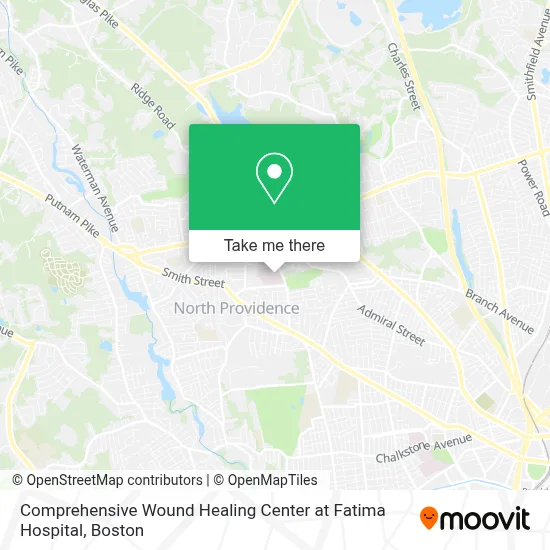 Comprehensive Wound Healing Center at Fatima Hospital map