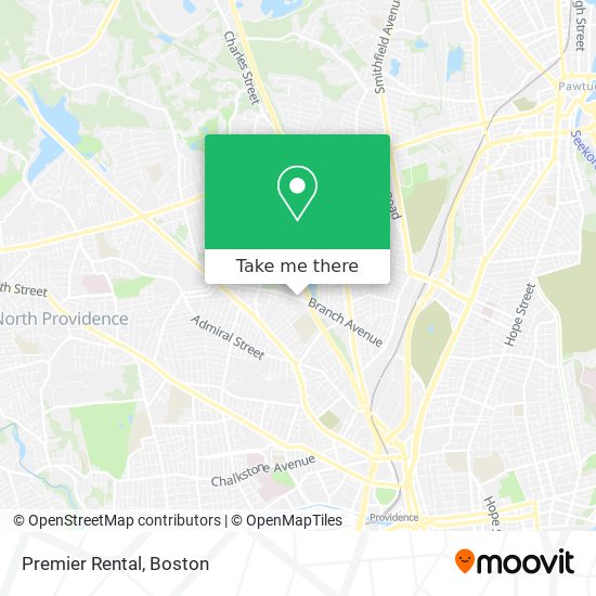 Mapa de Premier Rental