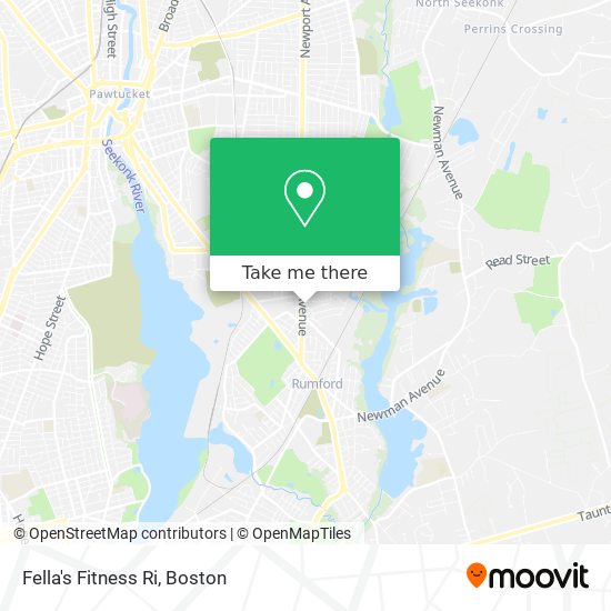 Fella's Fitness Ri map