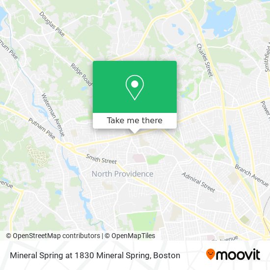 Mineral Spring at 1830 Mineral Spring map