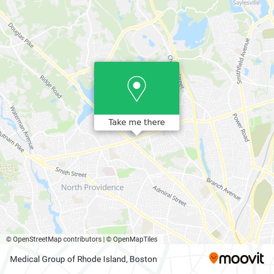 Medical Group of Rhode Island map